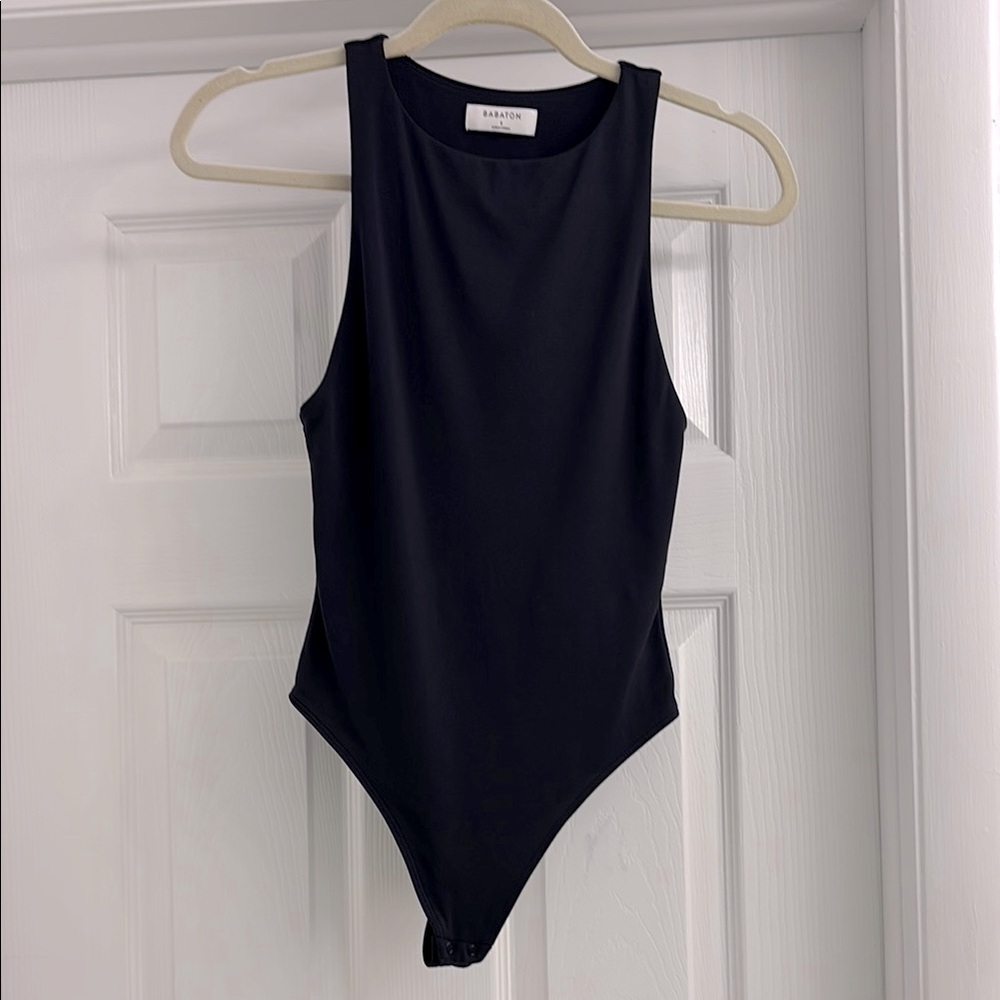 Aritzia Babaton Contour '90s Bodysuit Black Size S